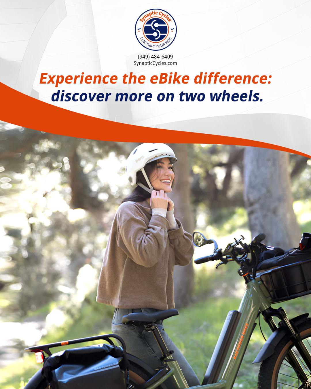 There is so much more to see by bike; be free! Shop for your new eBike today at Synaptic Cycles! ➡️ 949-484-6409 | SynapticCycles.com

#Biking #eBike #RideABike #SynapticCycles #DanaPoint #California #BikeShop