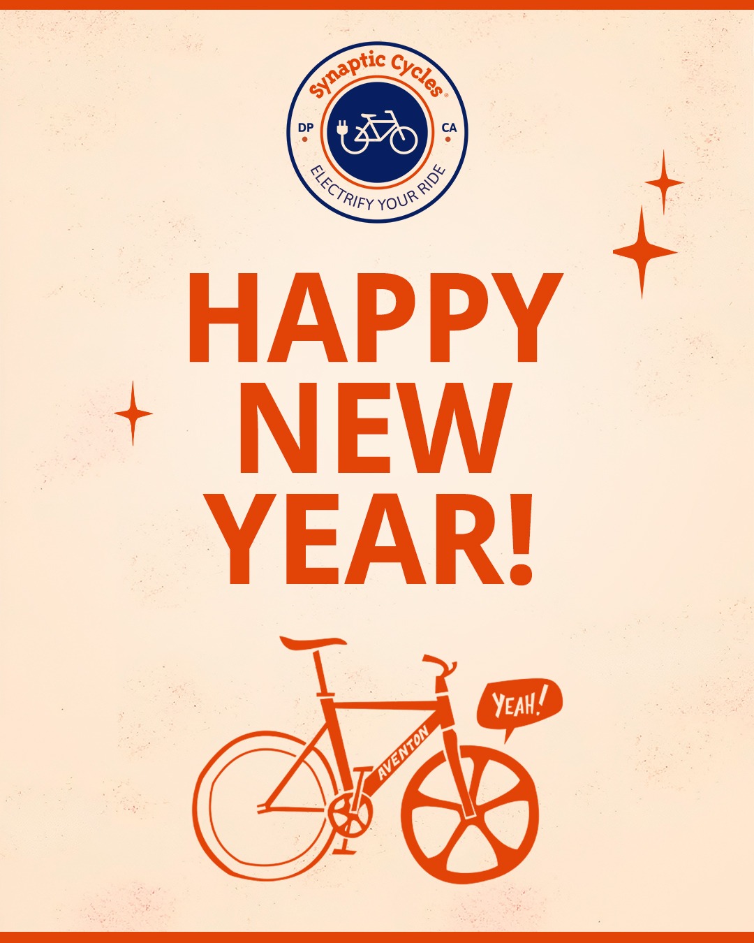 Happy New Year from Synaptic Cycles! Wishing you a year of balance — moments to grow, moments to breathe, and moments to celebrate.❤️🎇🎊
.
.
.
.
#Beautiful #Goals #Countdown #NewYears #NYE #Celebrate #HappyHolidays #Fun #Happiness #NewYearsDay #NewYearsResolution #Fireworks