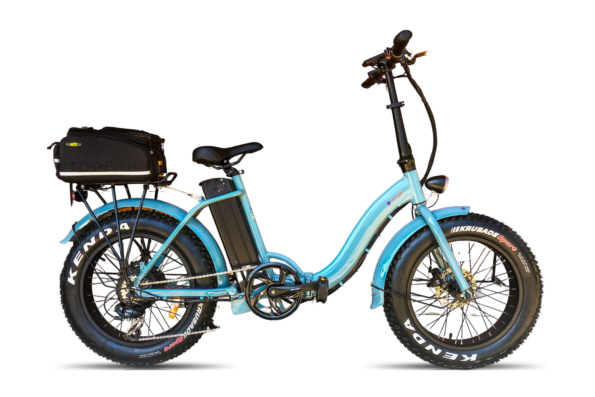 synaptic cycles fat-tire folding ebike