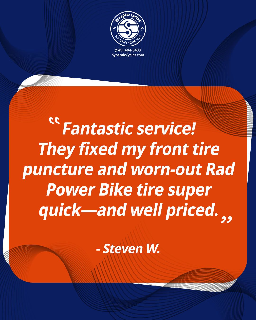 Wow! 🤩 We're blown away by your incredible reviews! Thank you for sharing your Synaptic Cycles love, Steven.
➡️ 949-484-6409 | SynapticCycles.com
#eBike #Review #SynapticCycles #DanaPoint