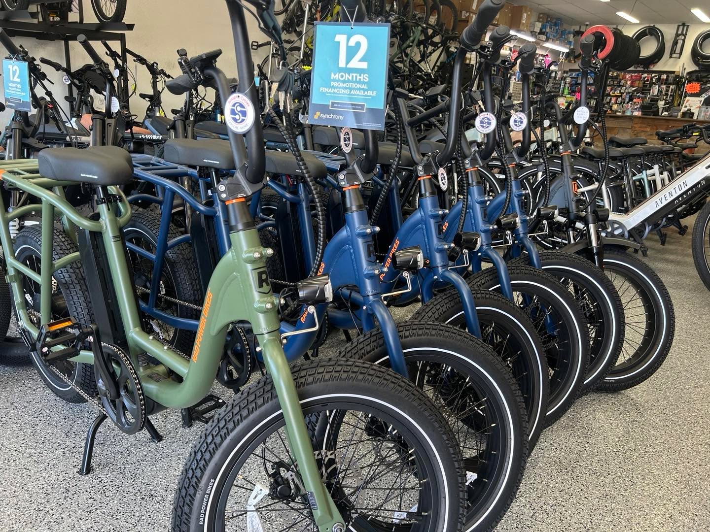 Stocked and loaded with the new RadRunner e-bikes. Test ride and buy today. Did we mention we have interest free financing available??
#radebike #radrunner #danapoint #bikeshop #doheny #ebikeshop #ride #electric #intrestfree #ridenow