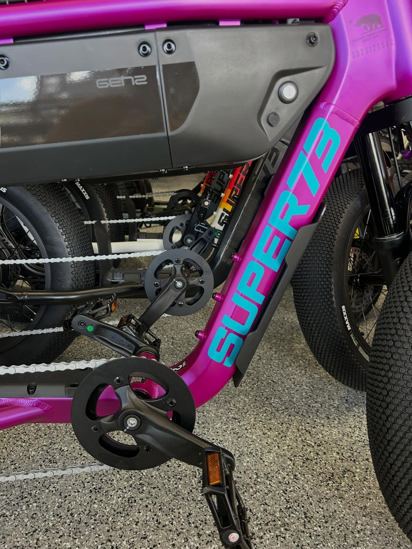 Super 73 model A e-bikes in stock. Get em before they’re gone. Available in 3 sizes. Test ride and buy 
#ebike #bikeshop #super73 #danapoint