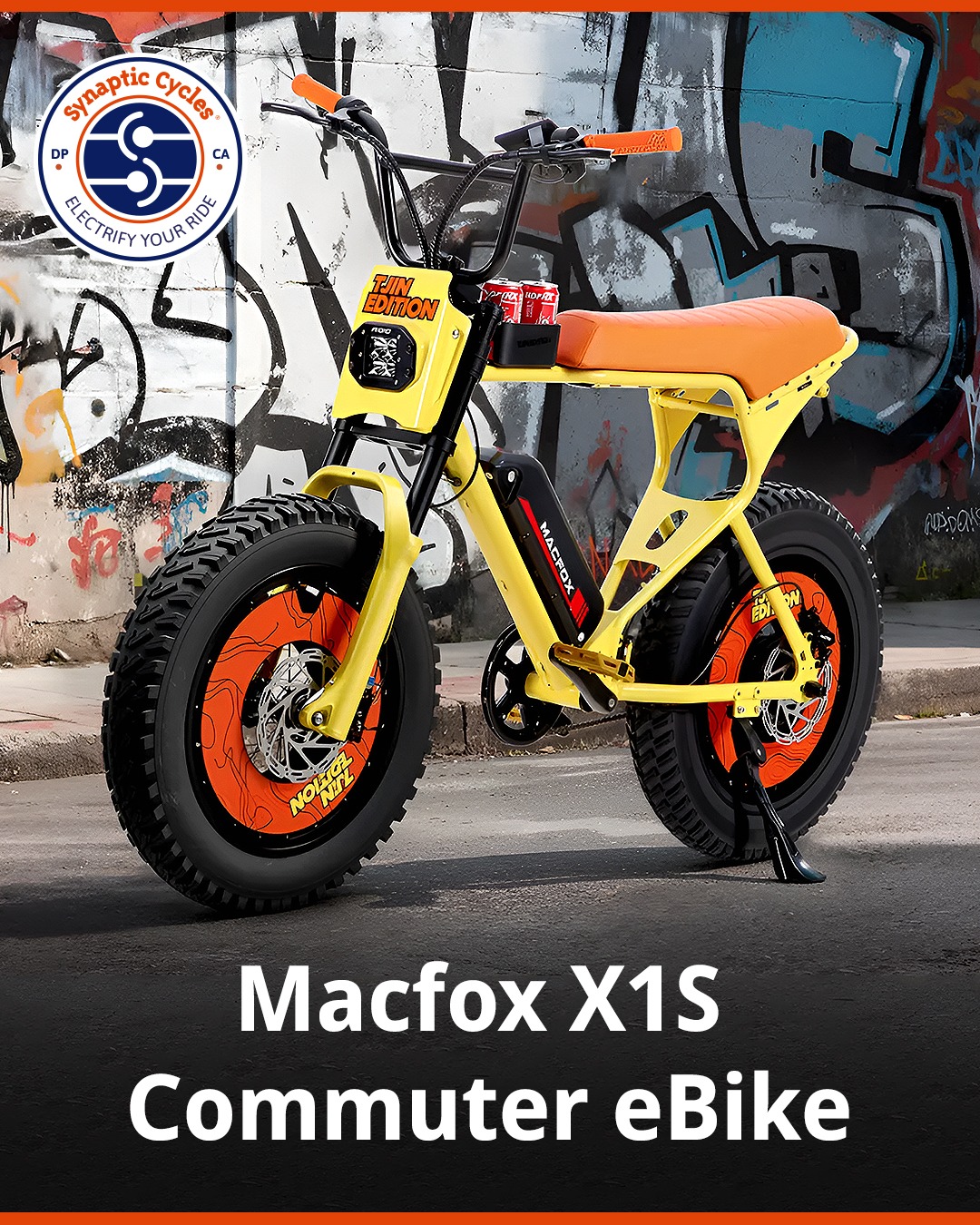 Ride Bold. Live Free. ⚡
The Macfox X1S Commuter eBike brings youth energy to the streets—500W of pure power, stunt-ready, street-legal, and built for your style.
Shop today at Synaptic Cycles. 
📍Dana Point | Test rides available daily | SynapticCycles.com

#SynapticCycles #ElectricBike #eBike #DanaPoint #CaliforniaeBike #CaliforniaShop #Macfox @macfoxbike