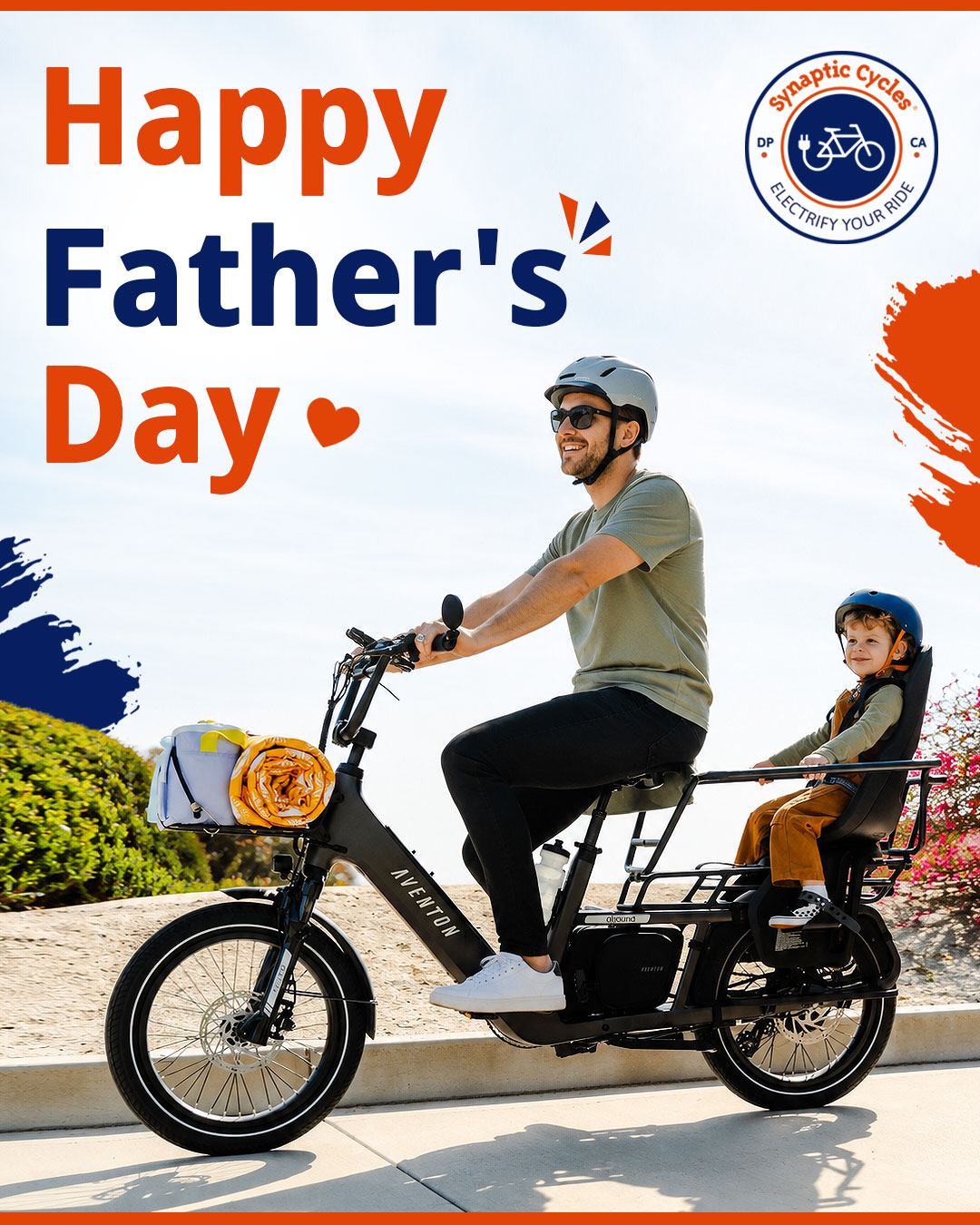Wishing a very Happy Father's Day to all the dads, stepdads, grandfathers, and father figures out there! 

From all of us at Synaptic Cycles, we hope your day is filled with everything that makes you feel celebrated. 🚴‍♂️🔥💪

#HappyFathersDay #FathersDay #SynapticCycles #DadLife #FamilyFirst #CelebrateDad